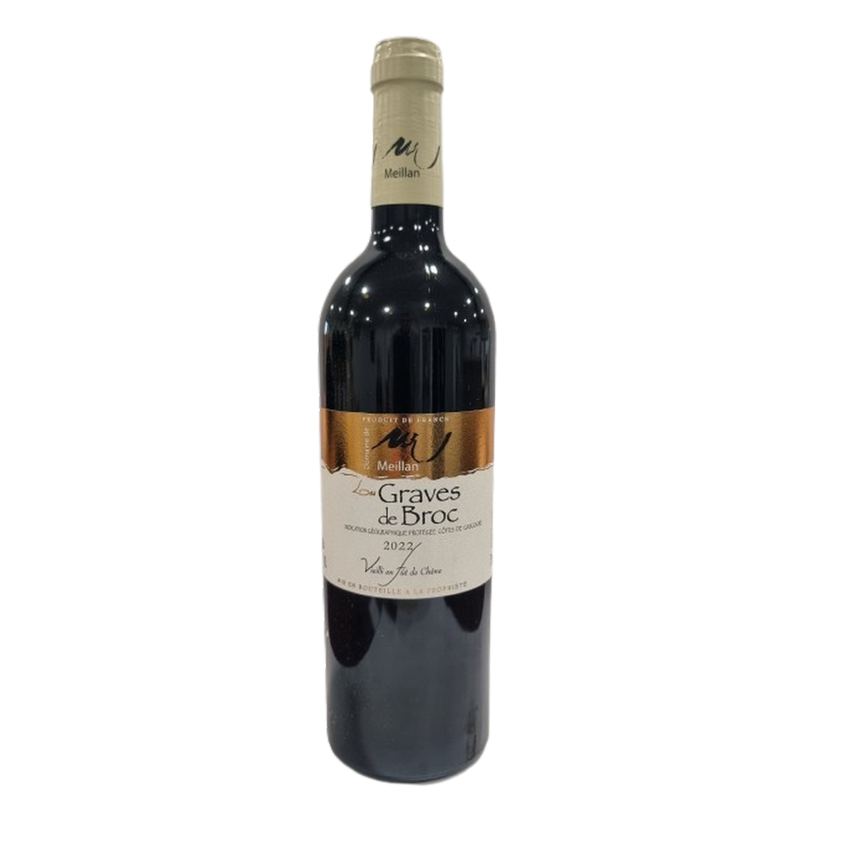 Les graves de Broc rouge 75cl.