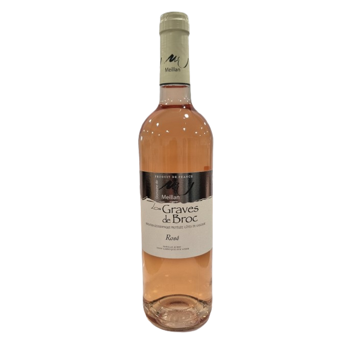 Les graves de Broc rosé 75cl.