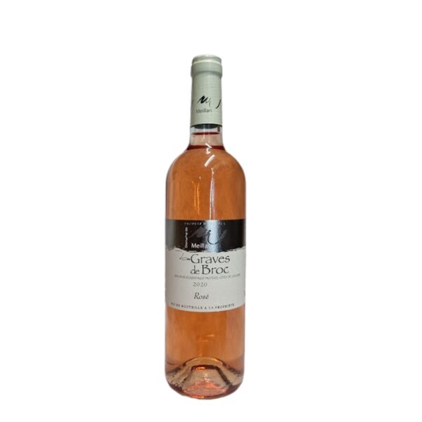 Les graves de Broc rosé 75cl.